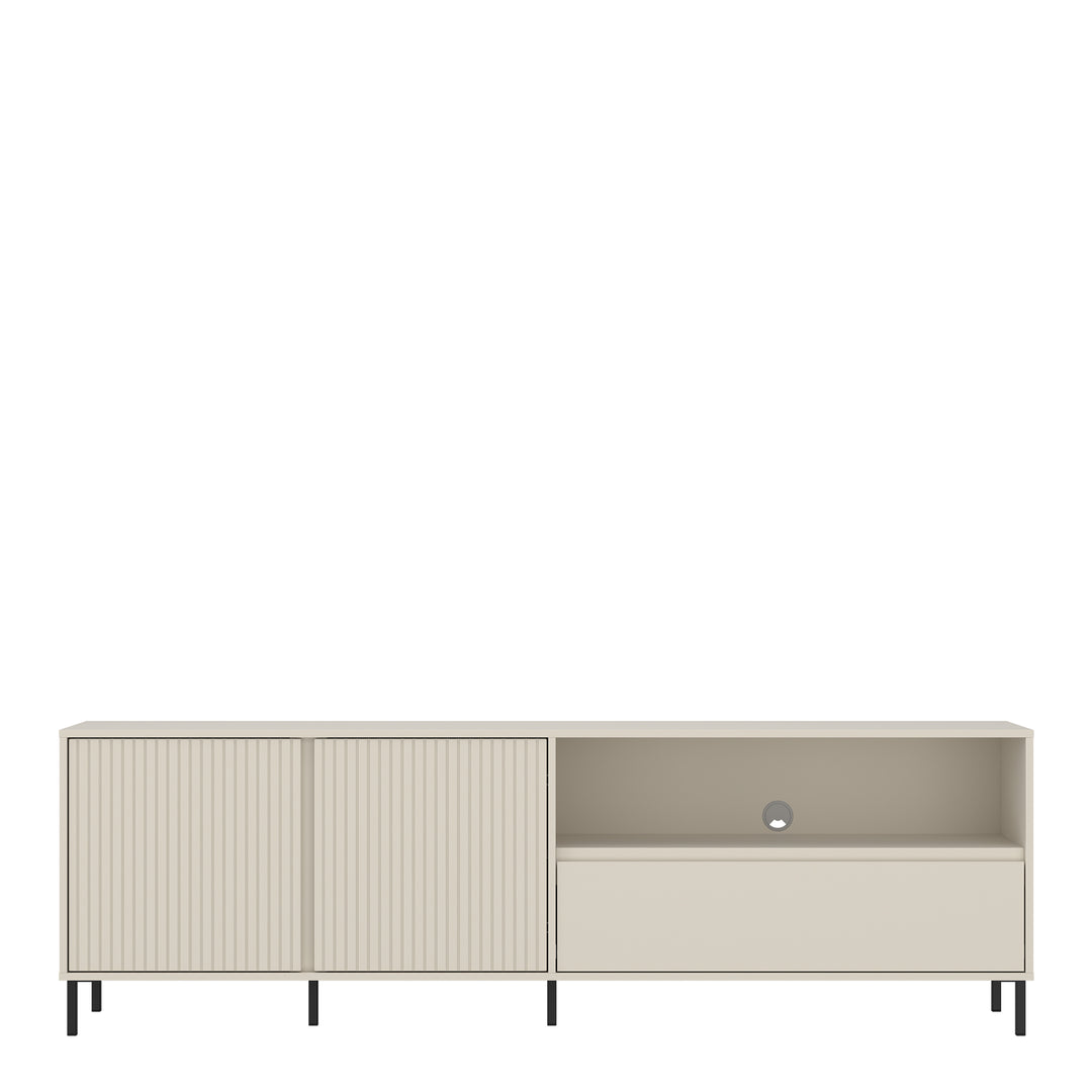 Avenale TV Cabinet 2 Door 1 Drawer in Cashmere - TidySpaces