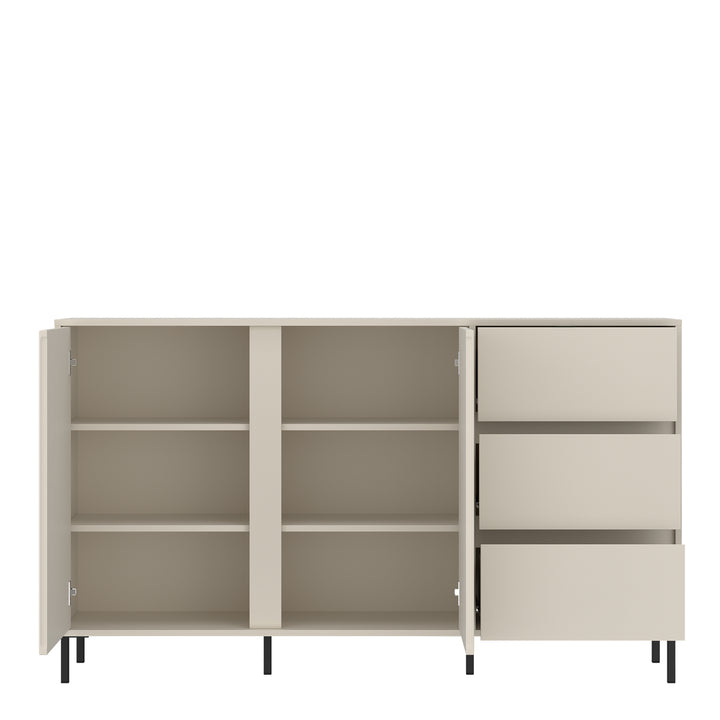 Avenale Sideboard 2 Door 3 Drawer in Cashmere - TidySpaces