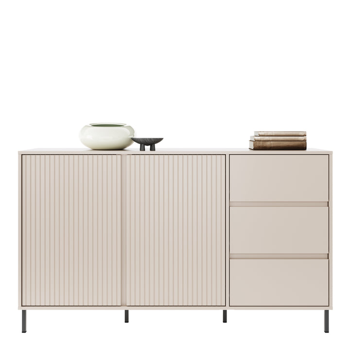 Avenale Sideboard 2 Door 3 Drawer in Cashmere - TidySpaces