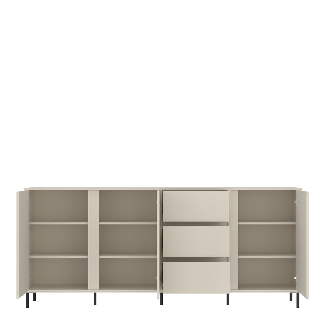 Avenale Sideboard 3 Door 3 Drawer in Cashmere