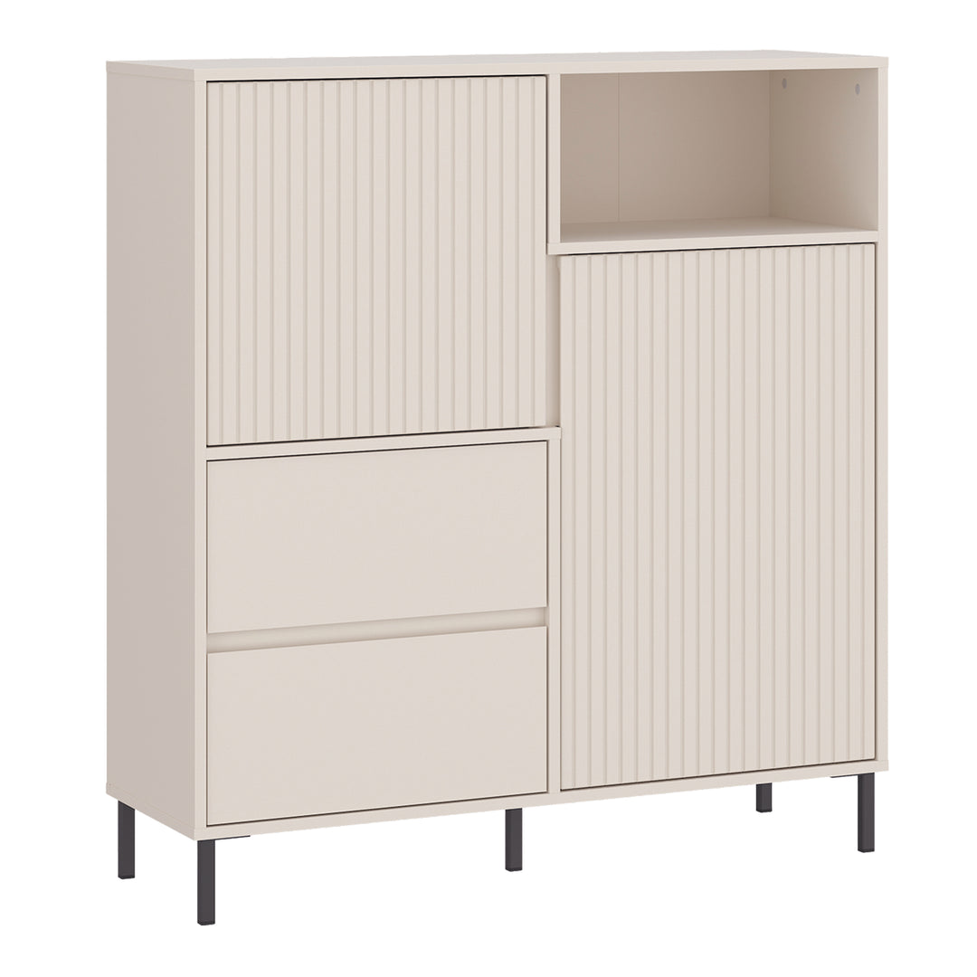 Avenale Sideboard 2 Door 2 Drawer in Cashmere - TidySpaces