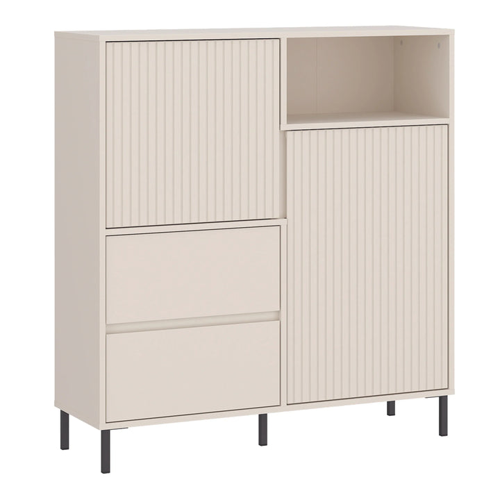 Avenale Sideboard 2 Door 2 Drawer in Cashmere - TidySpaces