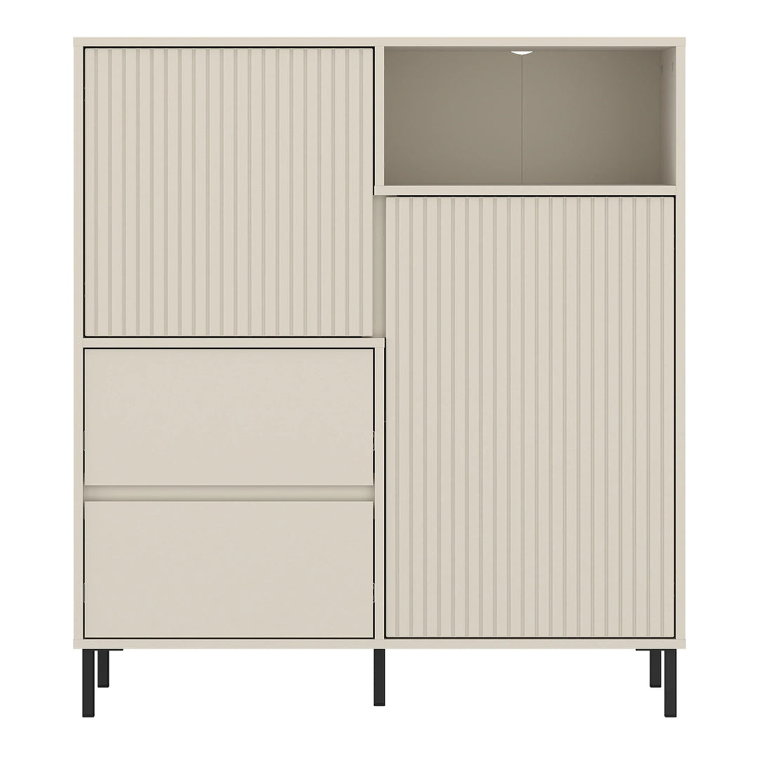 Avenale Sideboard 2 Door 2 Drawer in Cashmere - TidySpaces