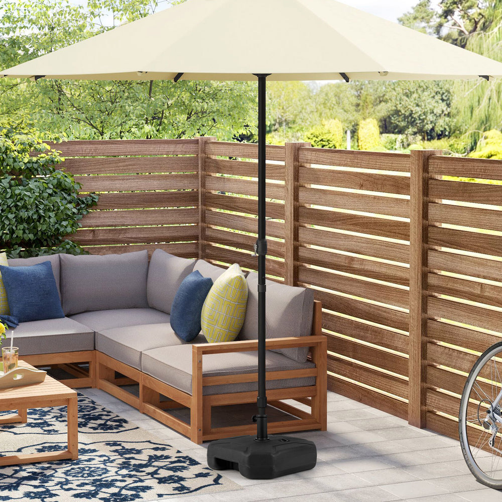 45 cm Fillable Umbrella Base 40 kg Heavy-Duty Patio Umbrella Stand - TidySpaces