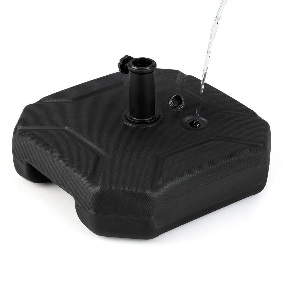 45 cm Fillable Umbrella Base 40 kg Heavy-Duty Patio Umbrella Stand - TidySpaces