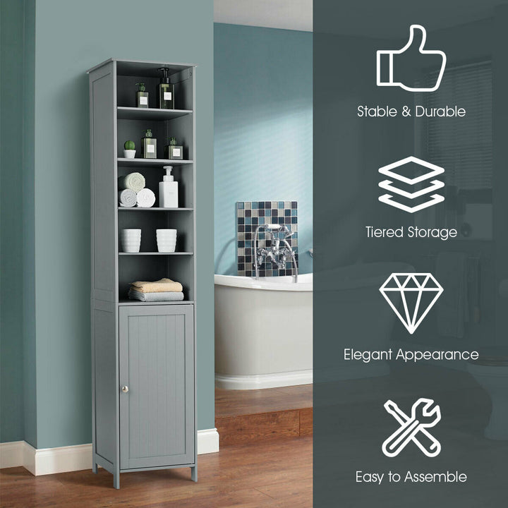 7-Tier Tall Freestanding Cabinet