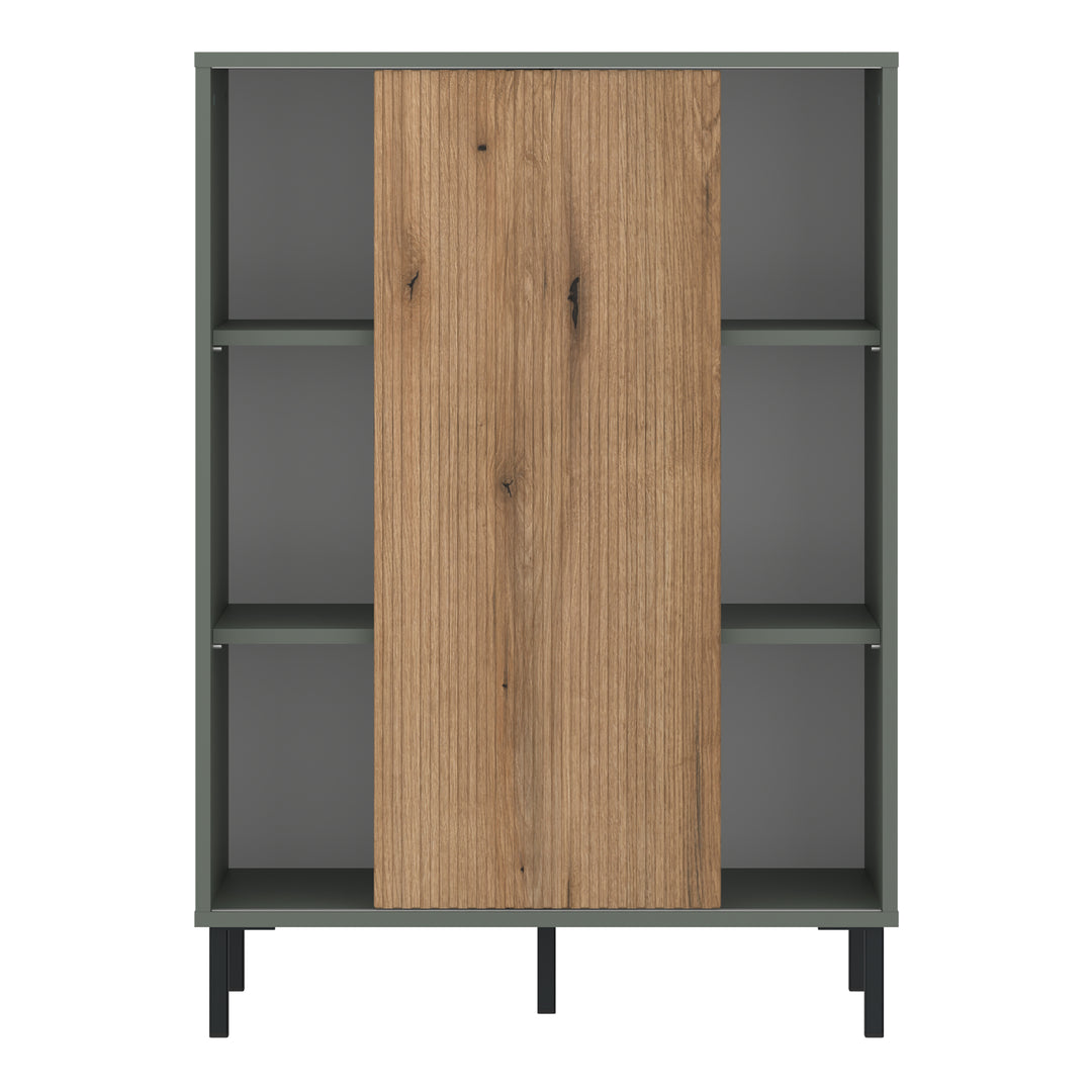 Darwin Sideboard 1 Door in Green/Oak