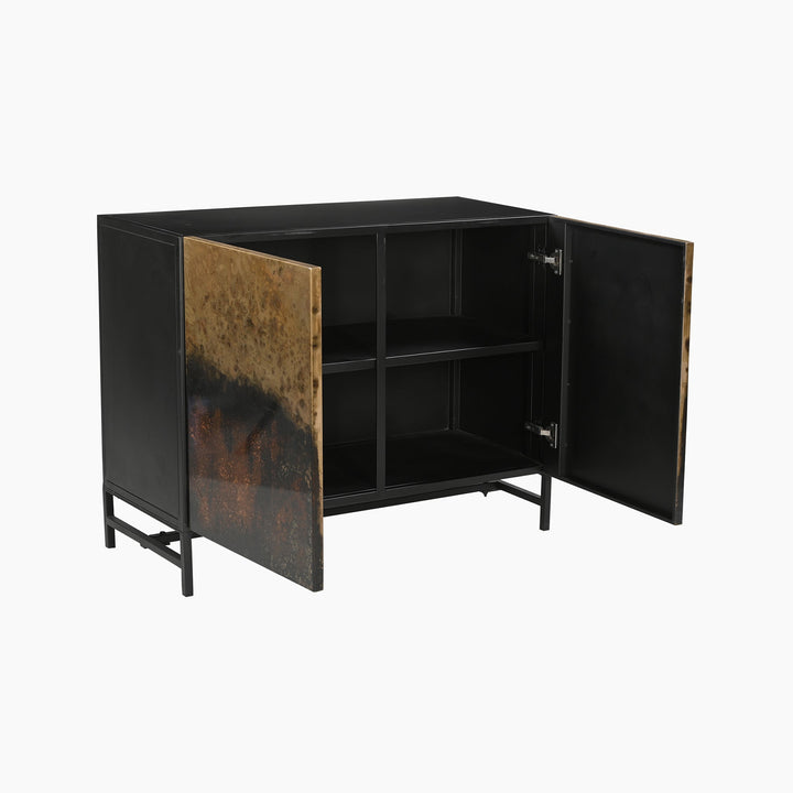 Galaxy Two Door Iron Cabinet - TidySpaces