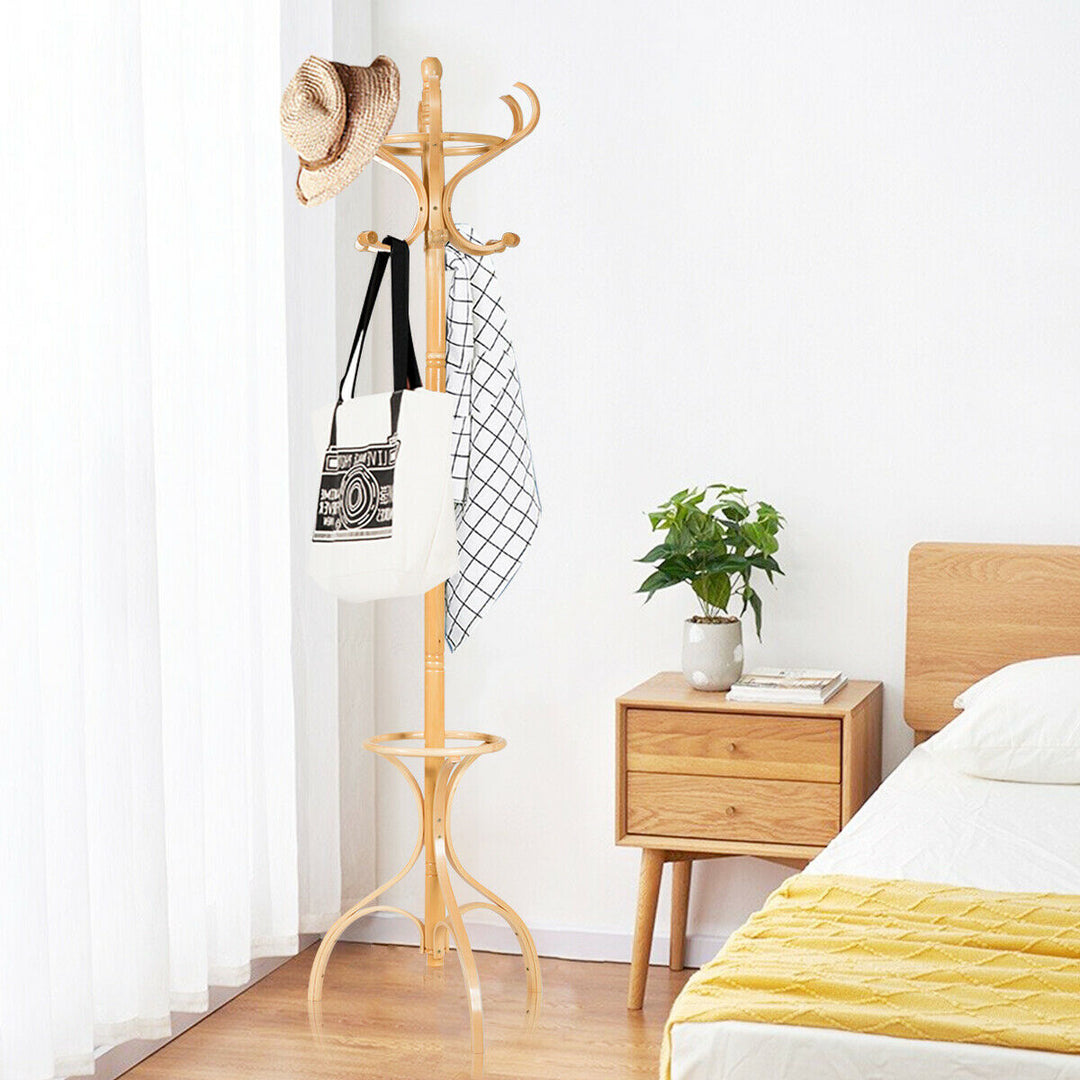 Wooden Coat and Hat Stand - TidySpaces