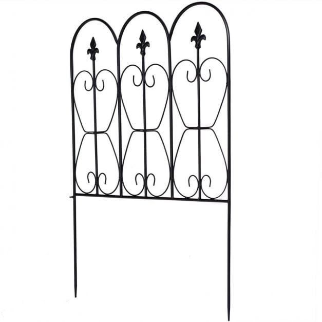 Garden Fencing Panels for Decoration with Arched and Inter-lockable Design