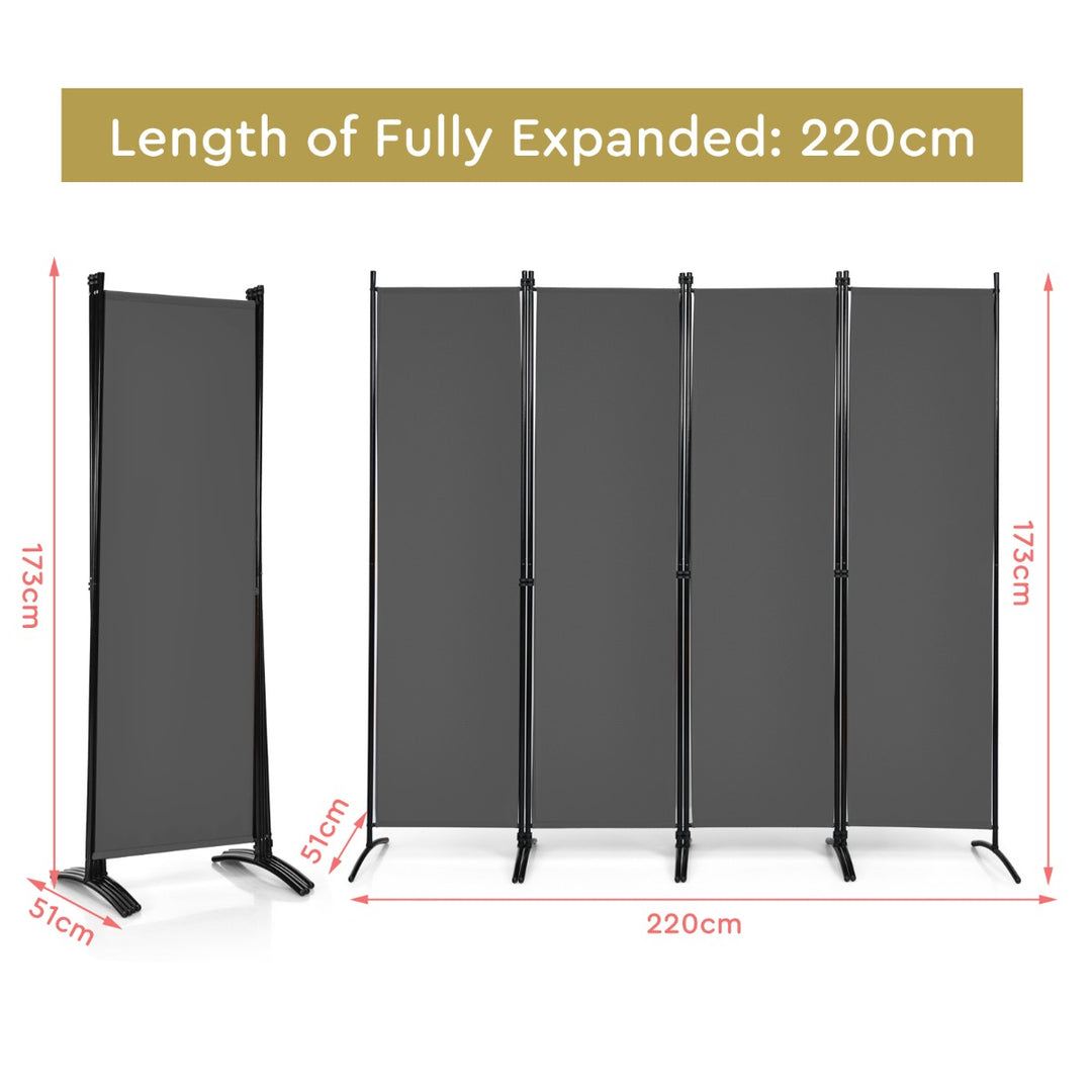 4 Panel Wall Privacy Screen Protector for Home - TidySpaces