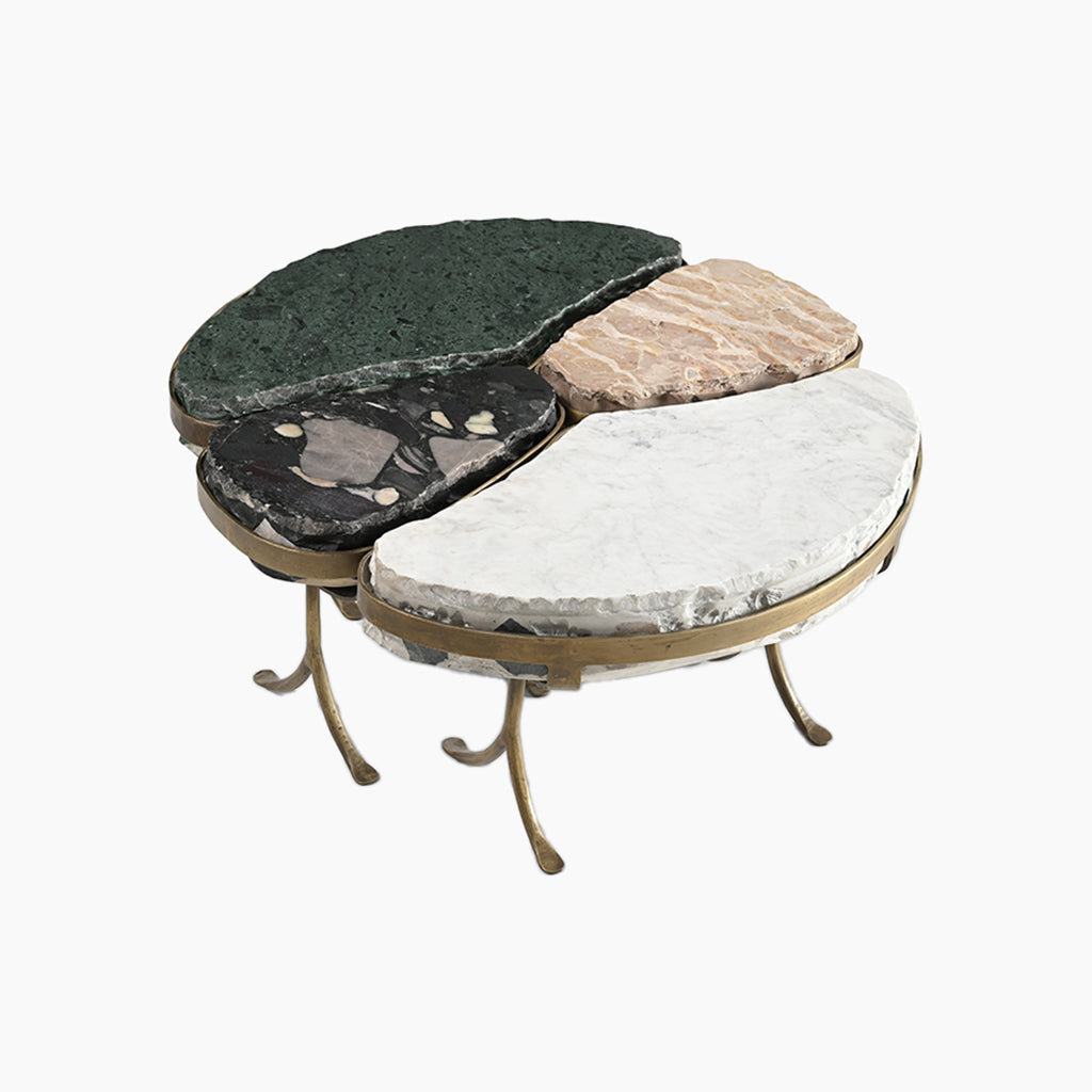 Perry Terrazzo Coffee Table Set of 4