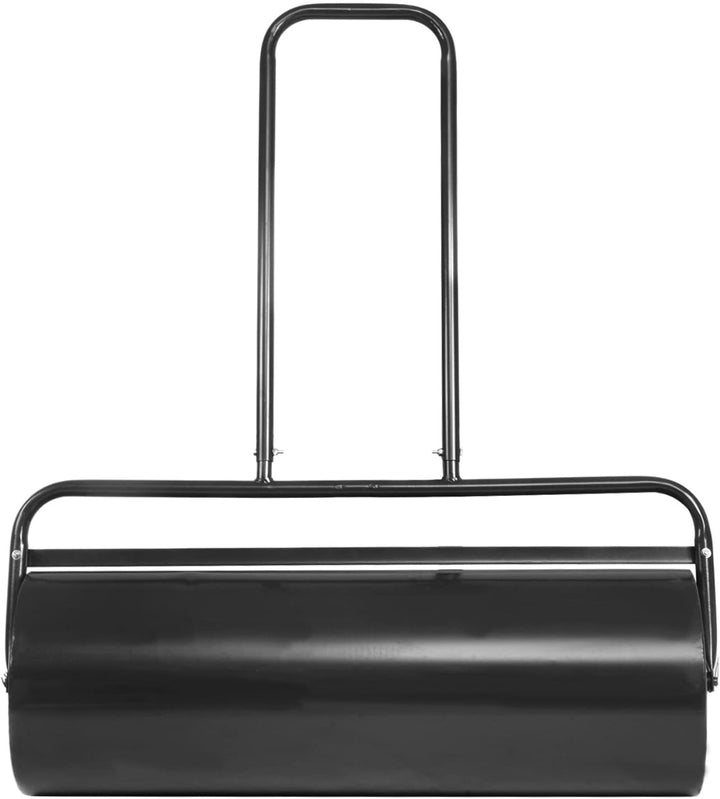 48 L Lawn Roller Steel Lawn Rolling Machine Black - TidySpaces