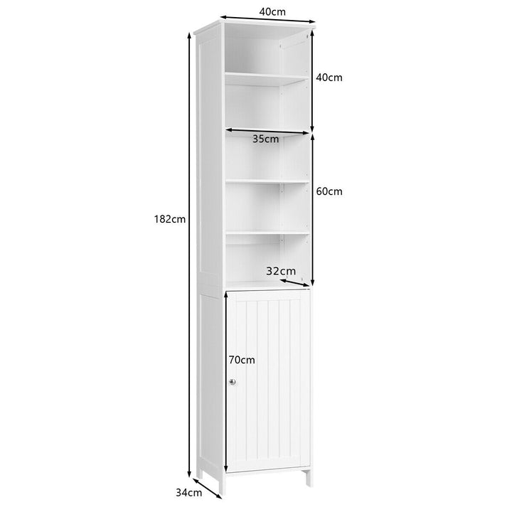 7-Tier Tall Freestanding Cabinet