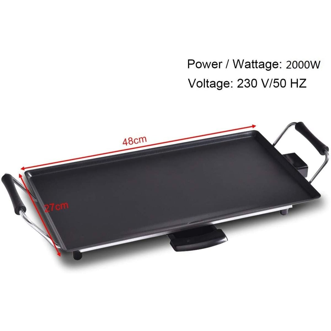 48 x 27cm Electric Teppanyaki Table Griddle