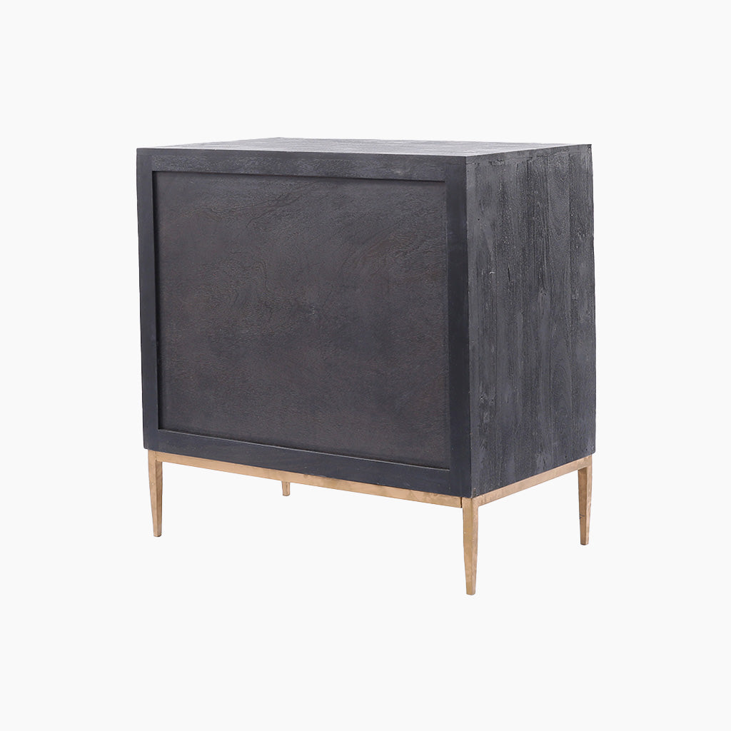 Poise Two Door Wooden Cabinet - TidySpaces