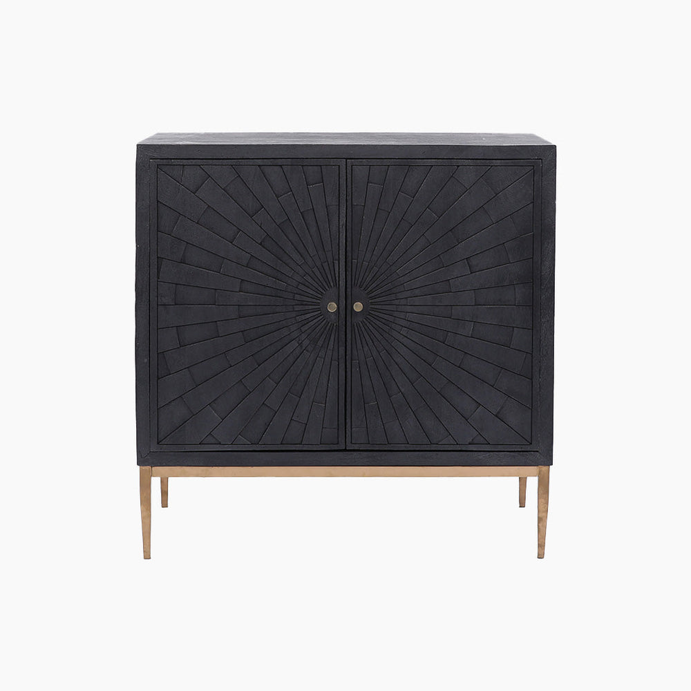 Poise Two Door Wooden Cabinet - TidySpaces