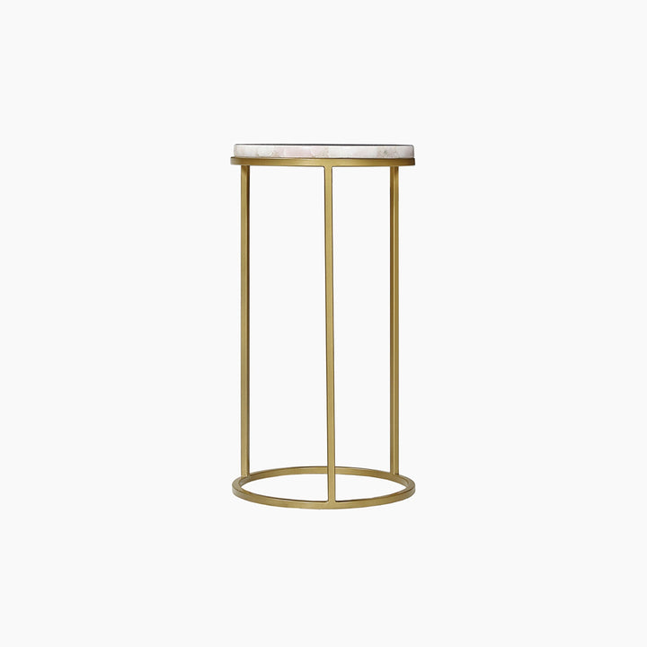 Greta Rose Quartz End Table