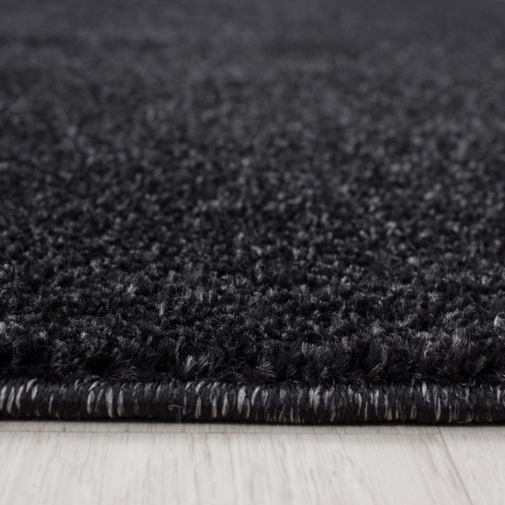 Anthracite Plain Solid Rug