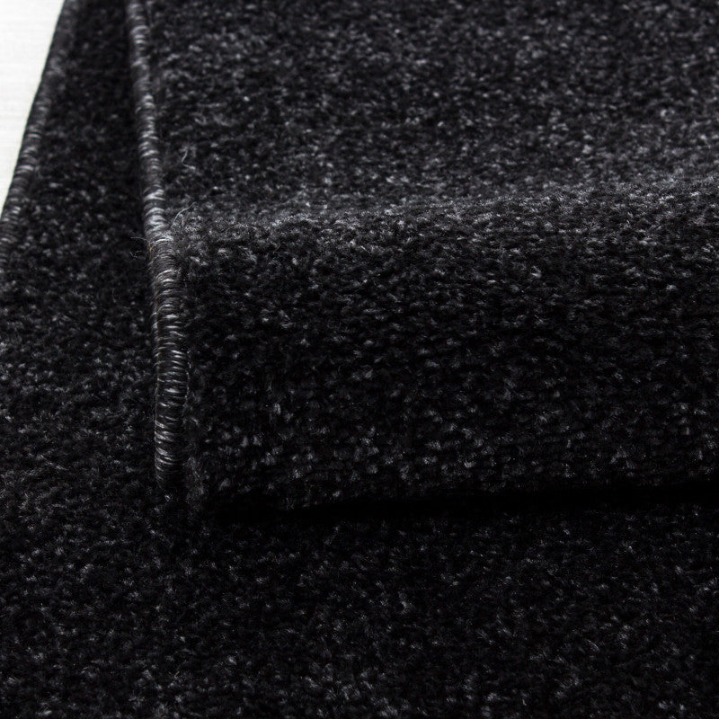 Anthracite Plain Solid Rug