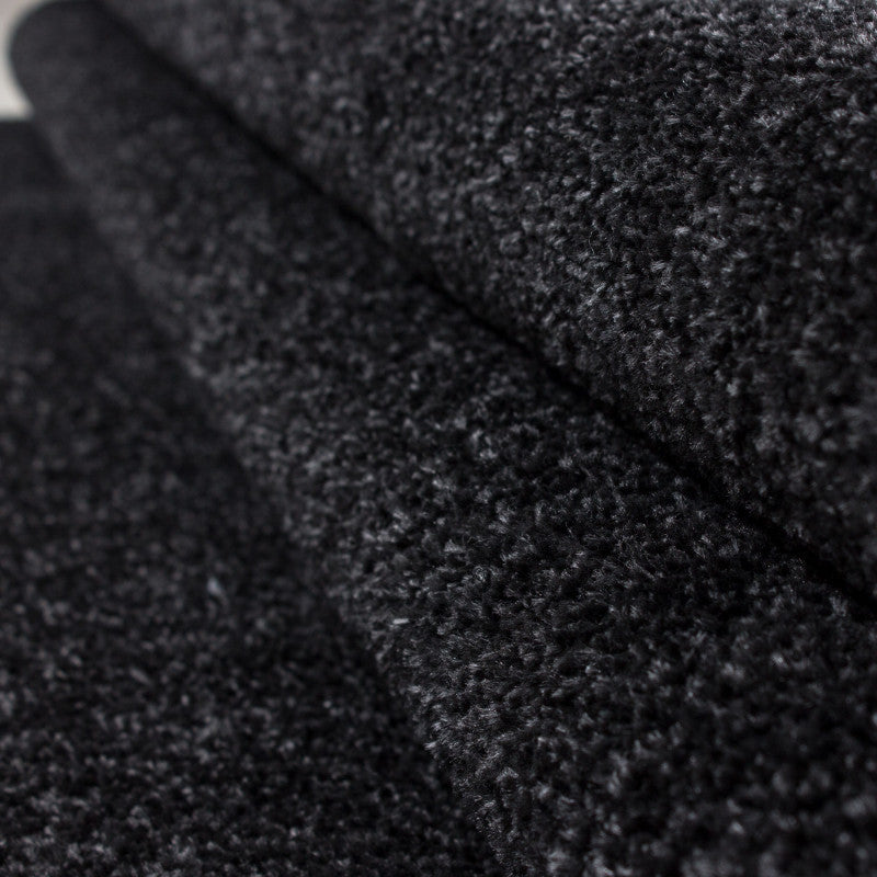 Anthracite Plain Solid Rug