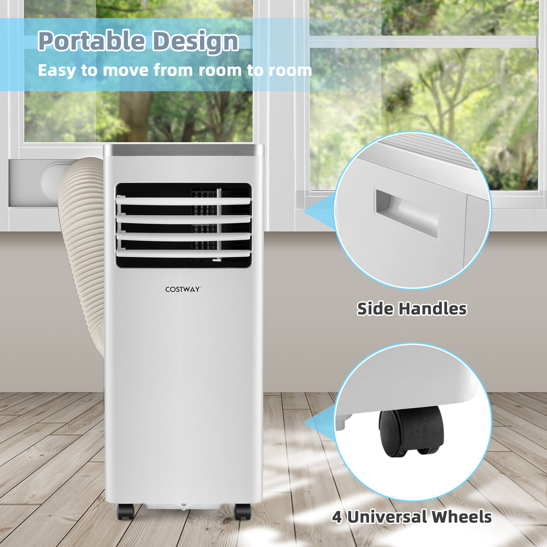 7000/9000BTU Portable Air Conditioner with Remote Control and 24H