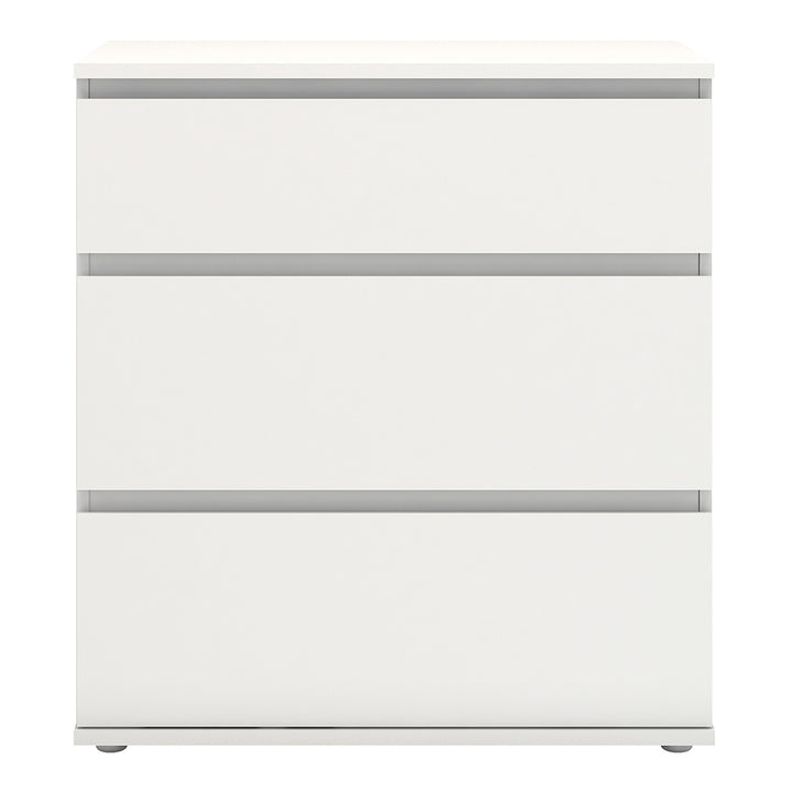 Nova Chest of 3 Drawers in White
