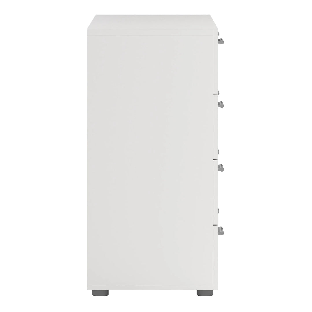 Pepe Wide Chest of 8 Drawers (4+4) in White - TidySpaces