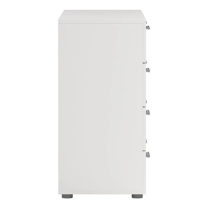 Pepe Wide Chest of 8 Drawers (4+4) in White - TidySpaces