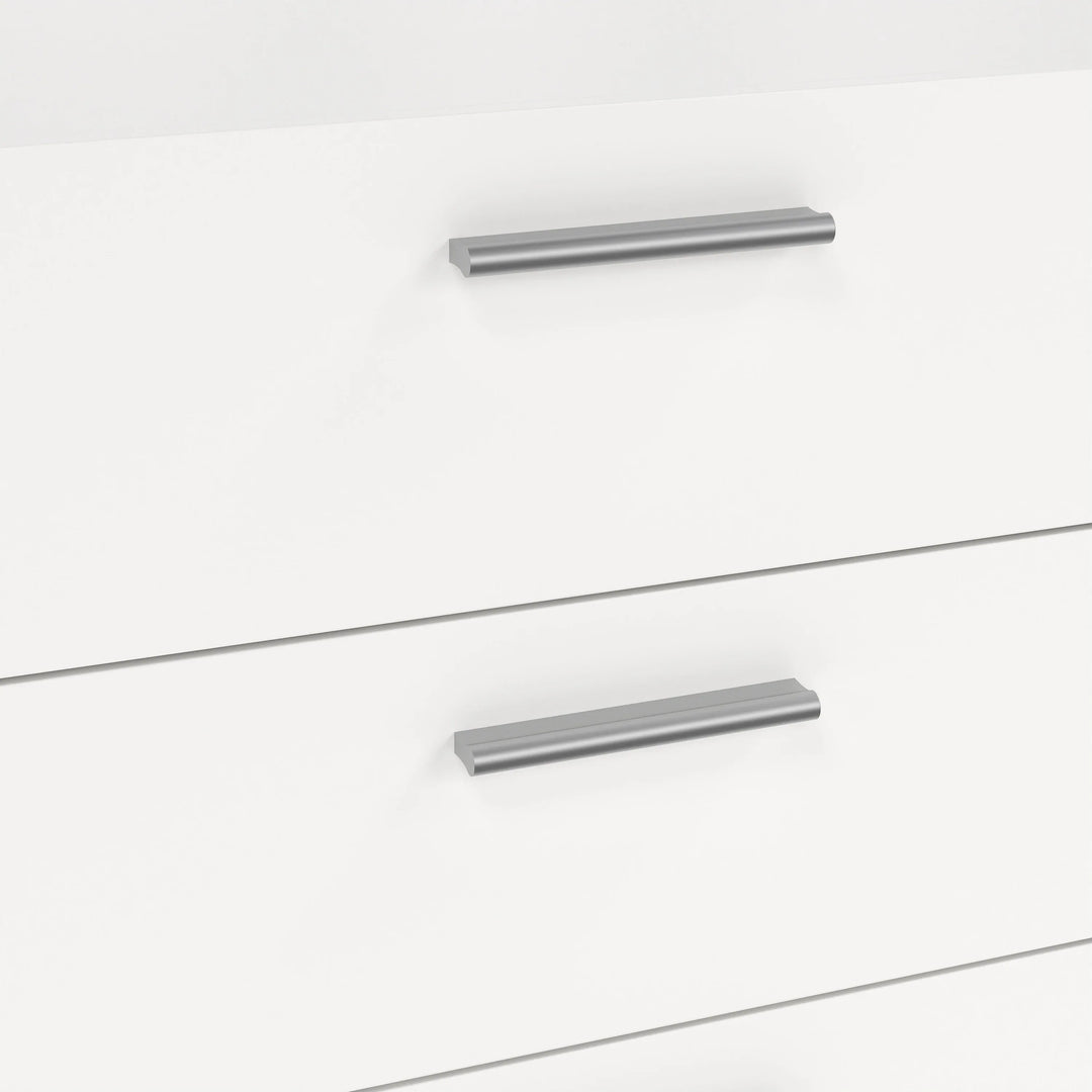 Pepe Wide Chest of 8 Drawers (4+4) in White - TidySpaces