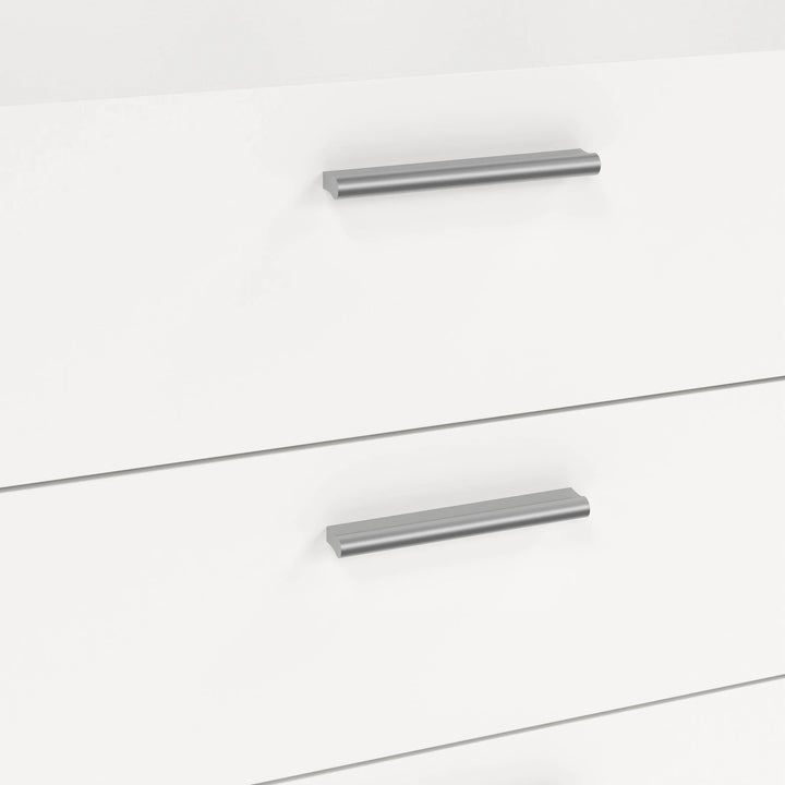 Pepe Wide Chest of 8 Drawers (4+4) in White - TidySpaces