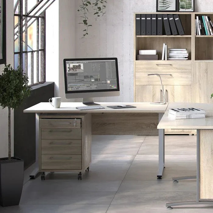 Prima Mobile Cabinet in Oak - TidySpaces
