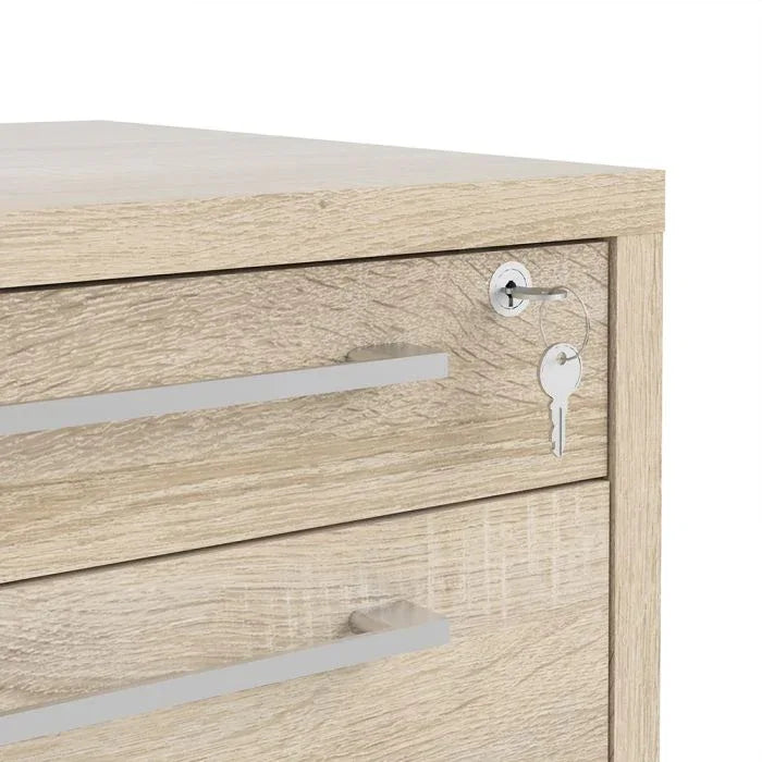 Prima Mobile Cabinet in Oak - TidySpaces