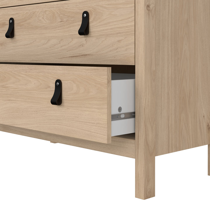 Barcelona Chest 3+2 Drawers in Jackson Hickory Oak