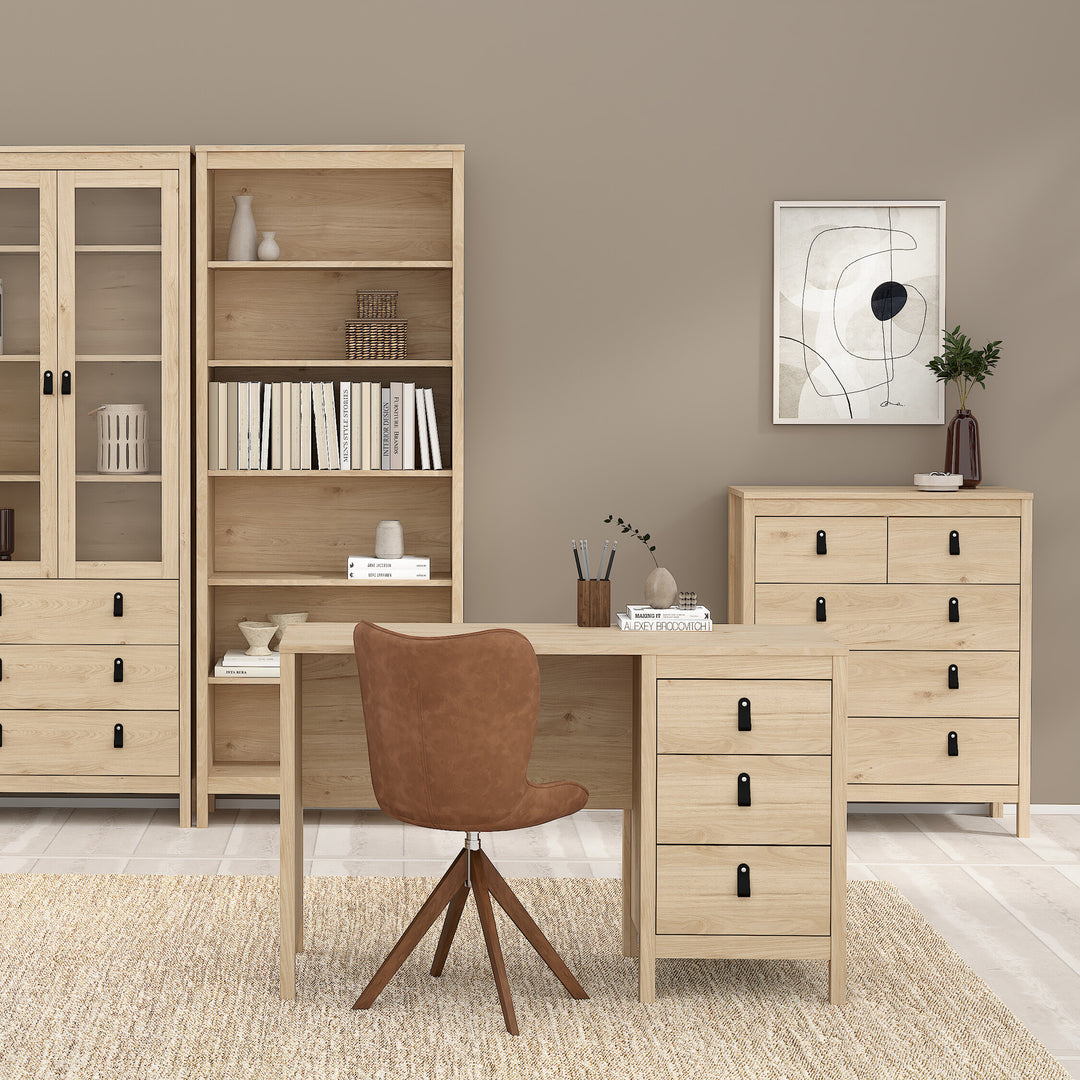 Barcelona Chest 3+2 Drawers in Jackson Hickory Oak