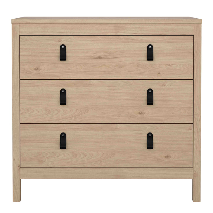 Barcelona Chest 3 Drawers in Jackson Hickory Oak