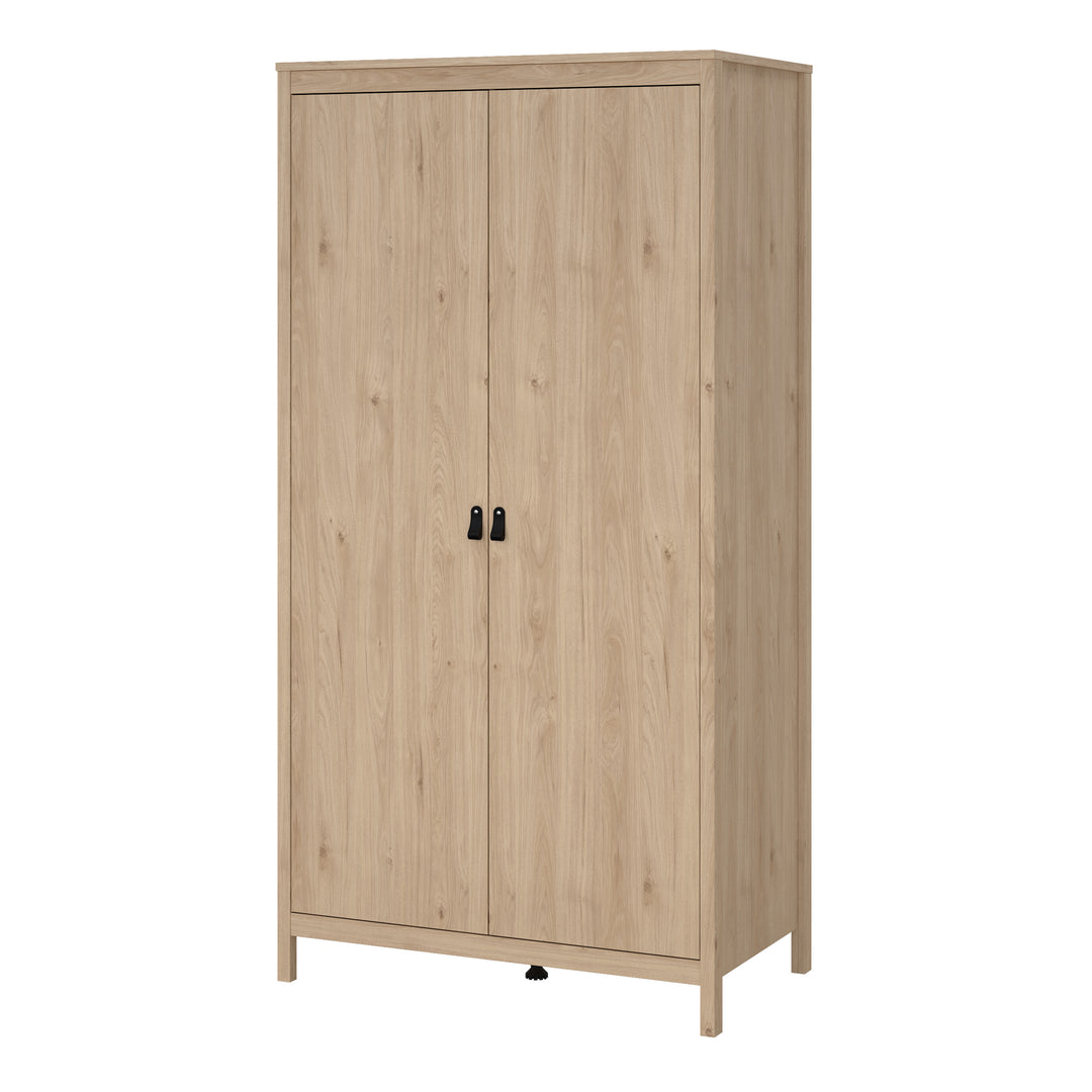 Barcelona Wardrobe with 2 Doors in Jackson Hickory Oak