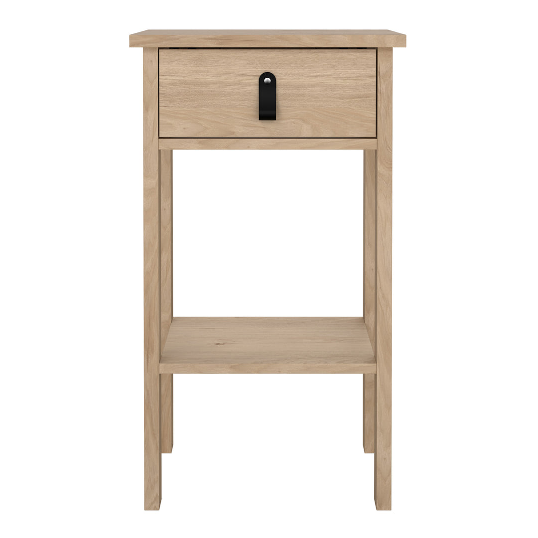 Barcelona Bedside Table with 1 Drawers in Jackson Hickory Oak