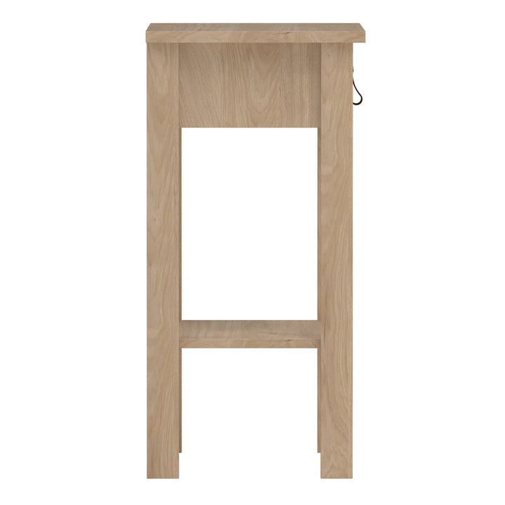 Barcelona Bedside Table with 1 Drawers in Jackson Hickory Oak