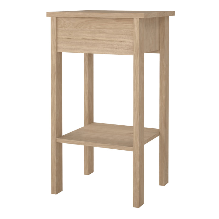 Barcelona Bedside Table with 1 Drawers in Jackson Hickory Oak