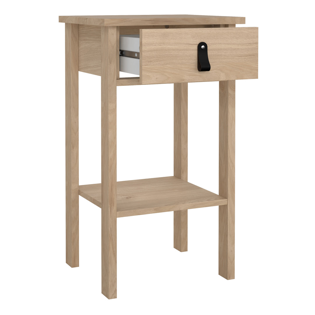 Barcelona Bedside Table with 1 Drawers in Jackson Hickory Oak