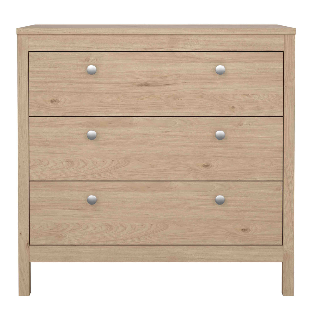 Madrid Chest 3 Drawers in Jackson Hickory Oak