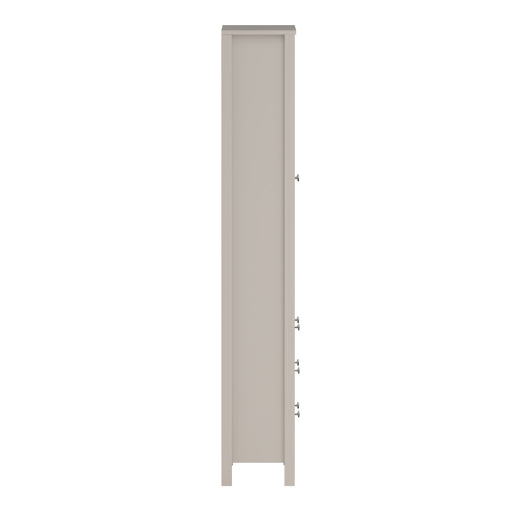 Madrid China Cabinet 2 Glass Doors with 3 Drawers in Cashmere