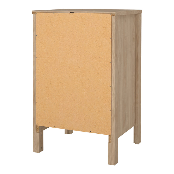 Madrid Bedside Table 3 Drawers in Jackson Hickory Oak