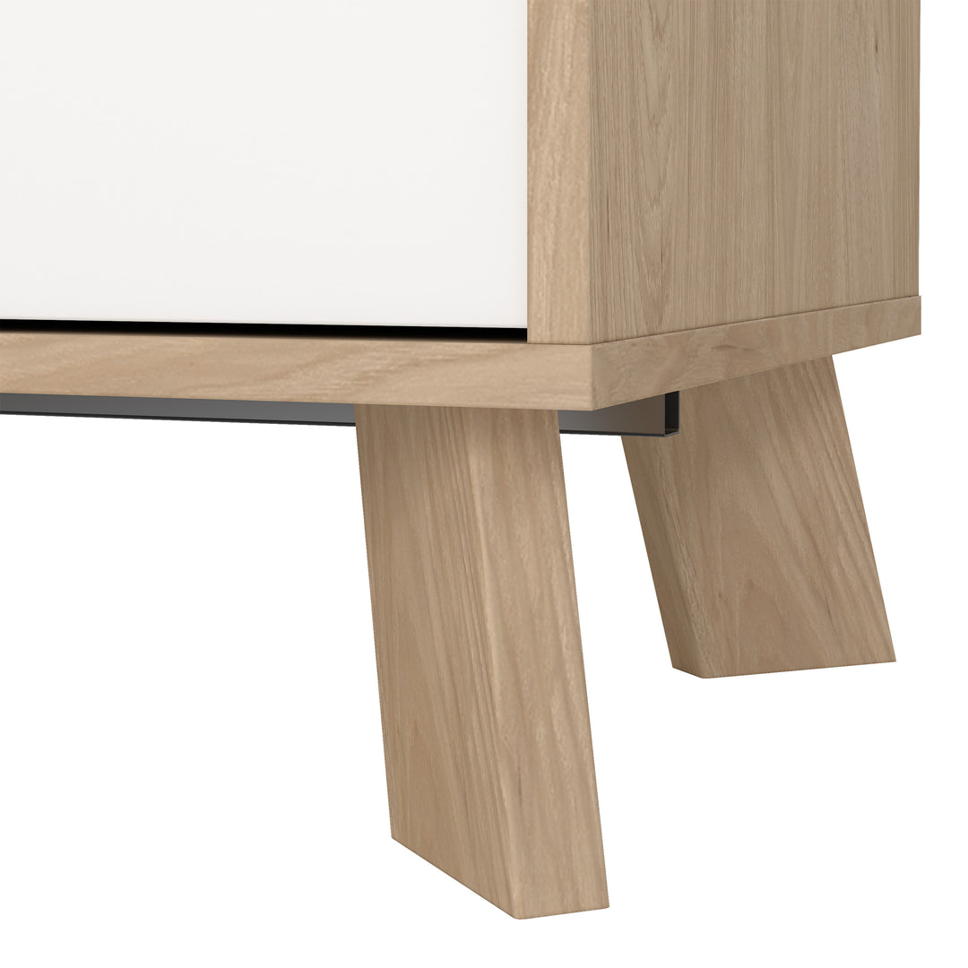 Ikast Sideboard 2 Doors + 3 Drawers in Jackson Hickory and White