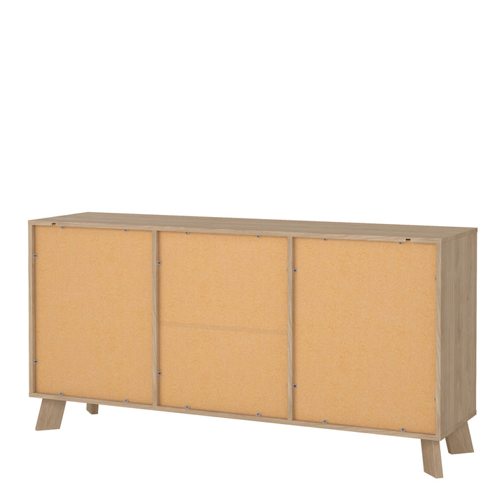 Ikast Sideboard 2 Doors + 3 Drawers in Jackson Hickory and White