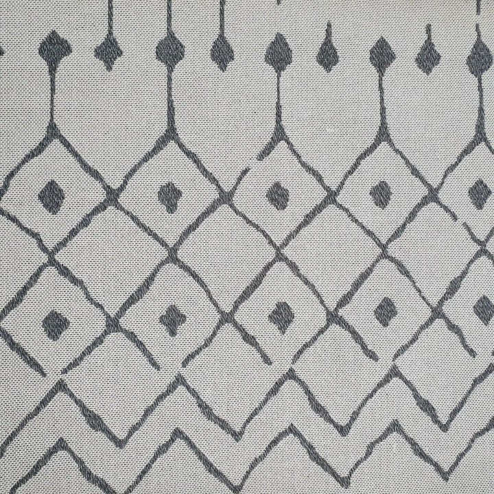 Cotton Rug Cream Grey Berber