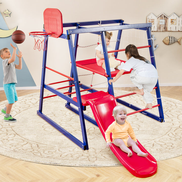 7 In 1 Kids Jungle Gym SetÂ for Toddlers Ages 3-7