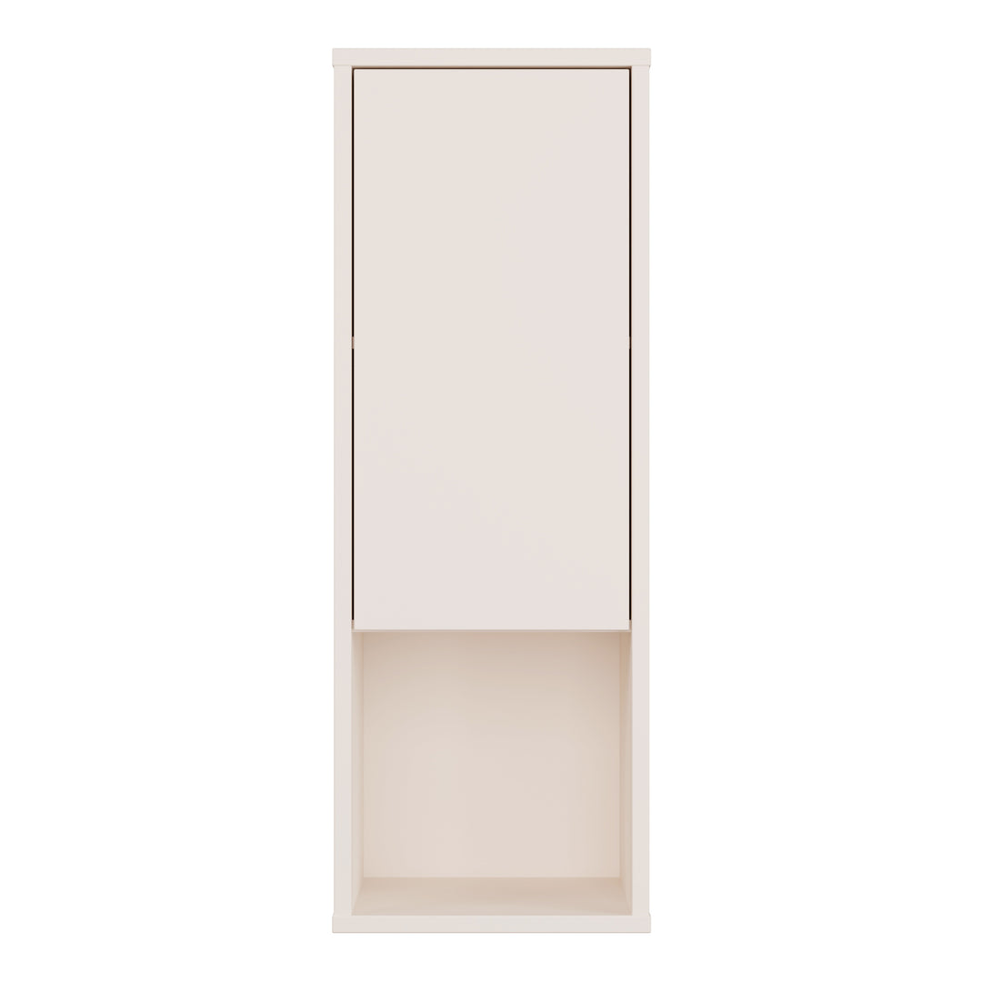 Alice Springs Narrow Cupboard with 1 Door Push-to-Open in Sand