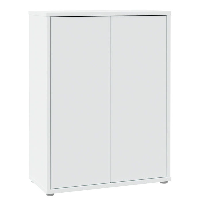 Alice Springs Shoe Cabinet with 2 Doors Push-to-Open in Light Grey
